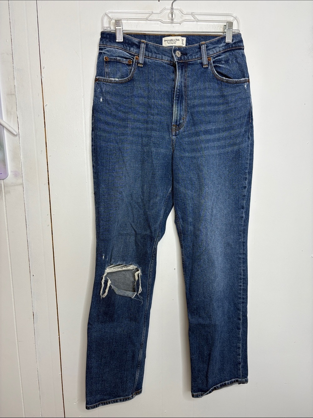 Abercrombie Fitch Jeans Womens 29 8 Long Curve Love Ankle Straight High Rise